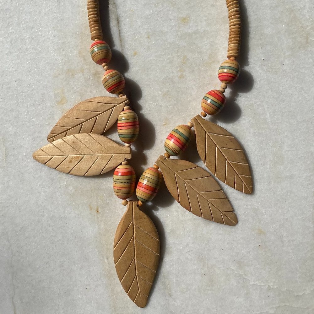 leaf necklace